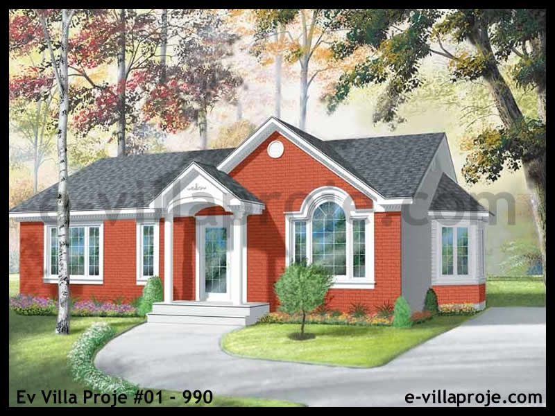 Ev Villa Proje #01 - 990 Çelik Villa Modeli ve 3D Tasarımı