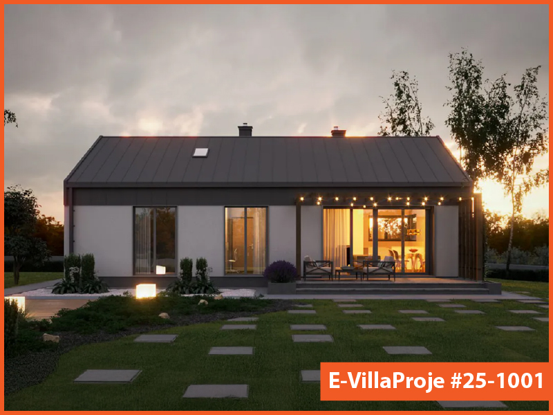 Ev Villa Proje #25 - 1001 Çelik Villa Modeli ve 3D Tasarımı