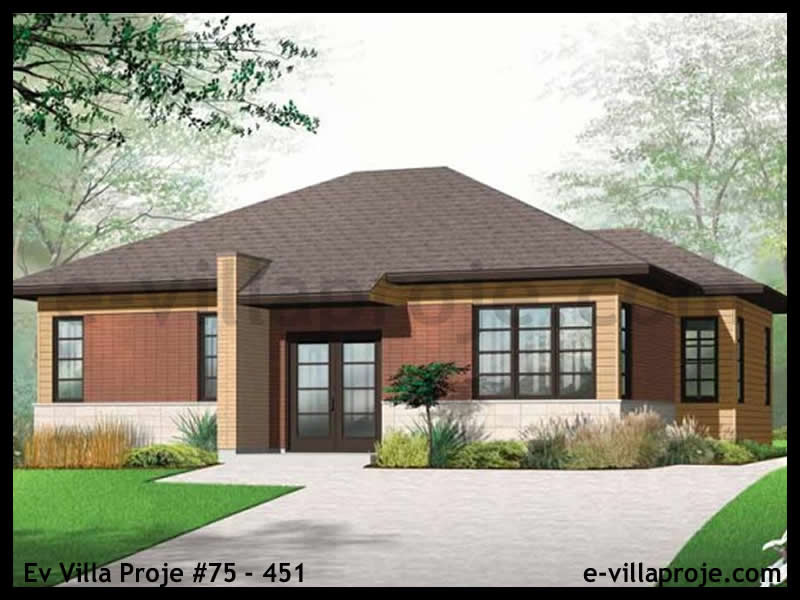 Ev Villa Proje #75 - 451 Çelik Villa Modeli