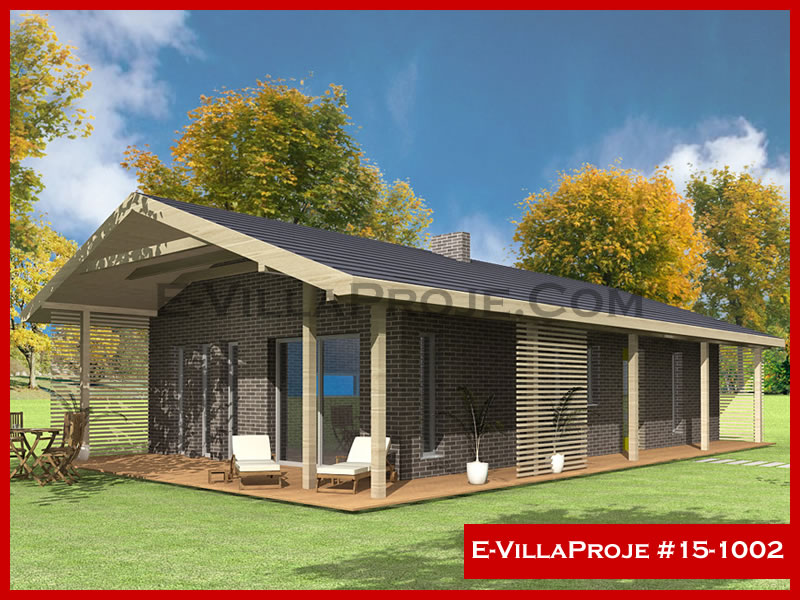 Ev Villa Proje #15 - 1002 Çelik Villa Modeli ve 3D Tasarımı
