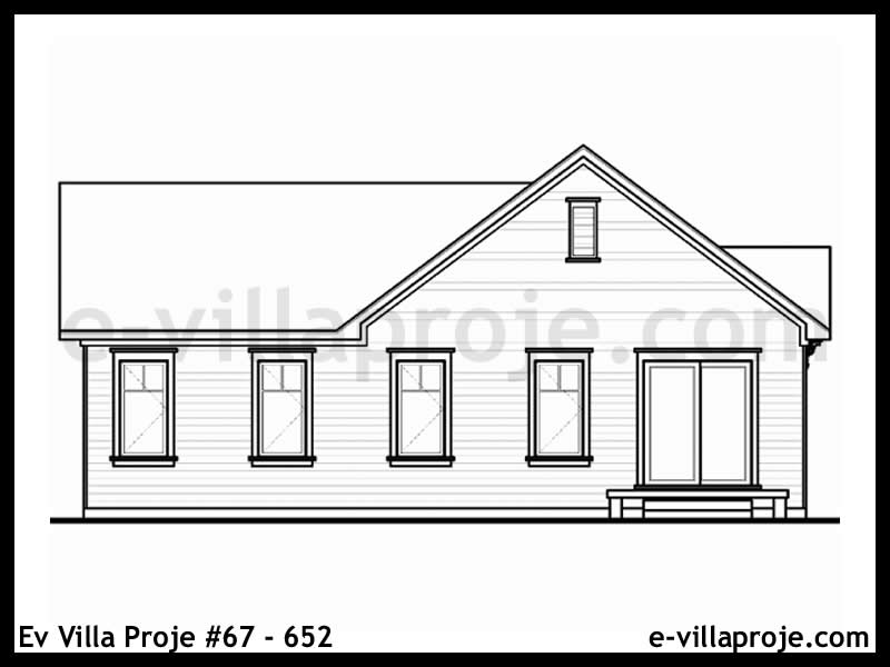 Ev Villa Proje #67 - 652 Çelik Ev Projesi - Görsel 3