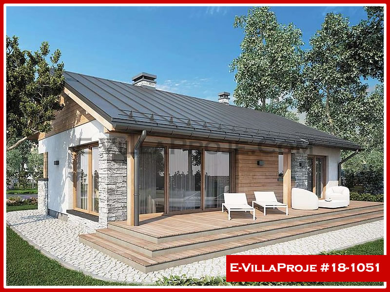 Ev Villa Proje #18 - 1051 Çelik Villa Modeli ve 3D Tasarımı