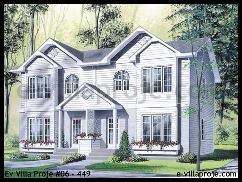 Ev Villa Proje #06 - 449 Çelik Villa Modeli ve 3D Tasarımı