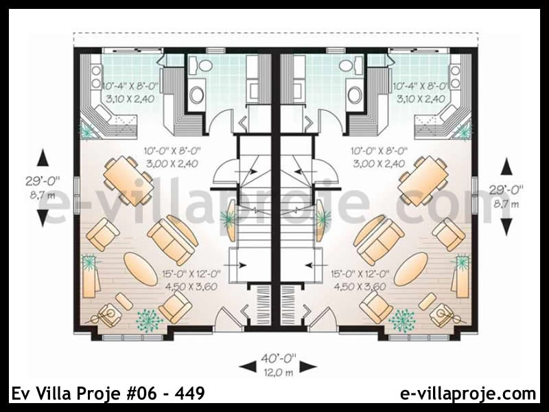 Ev Villa Proje #06 - 449 Çelik Ev Projesi - Görsel 2