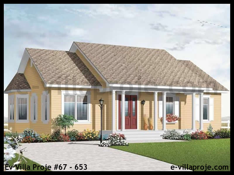 Ev Villa Proje #67 - 653 Çelik Villa Modeli ve 3D Tasarımı