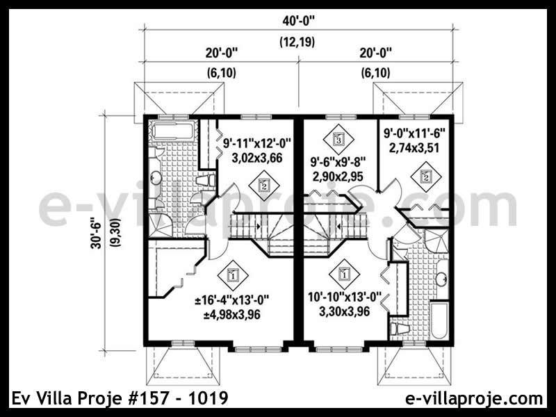 Ev Villa Proje #157 - 1019 Çelik Ev Projesi - Görsel 3