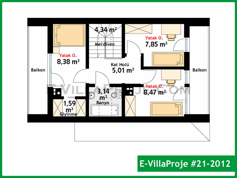 Ev Villa Proje #21 - 2012 Çelik Ev Projesi - Görsel 3
