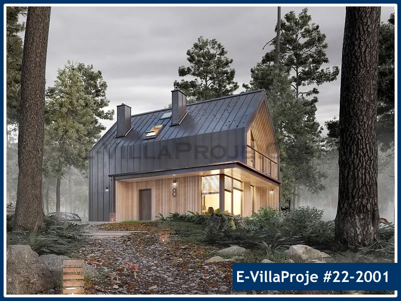 Ev Villa Proje #22 - 2001 Çelik Villa Modeli