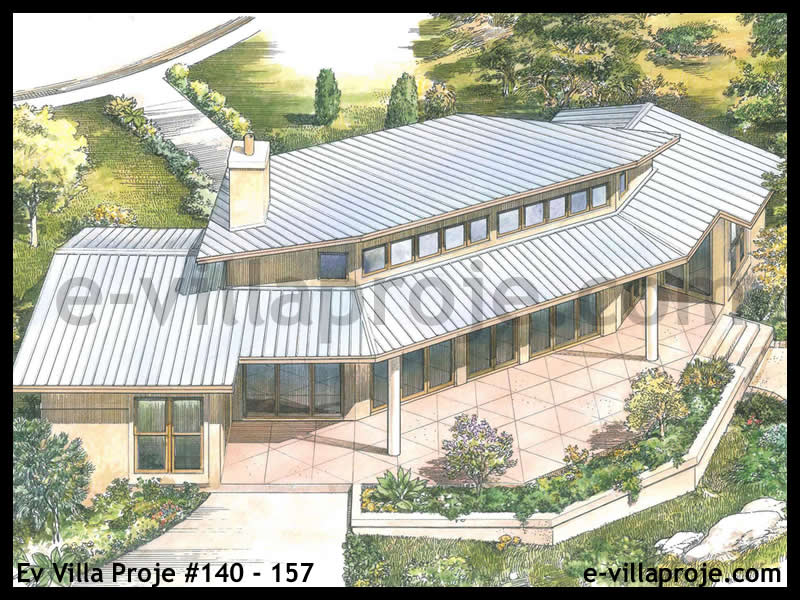 Ev Villa Proje #140 - 157 Çelik Villa Modeli