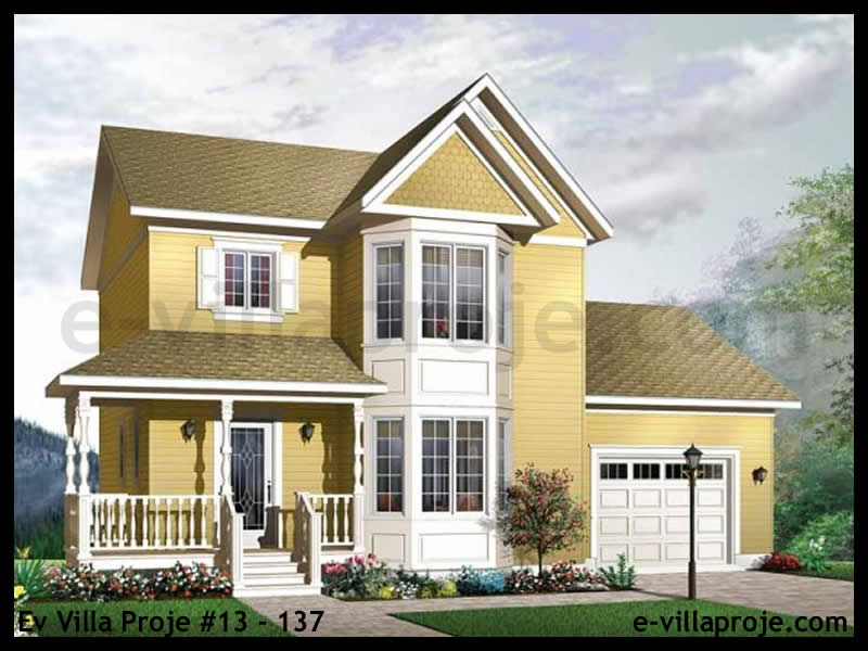Ev Villa Proje #13 - 137 Çelik Villa Modeli ve 3D Tasarımı