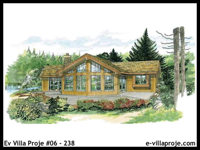 Ev Villa Proje #06 - 238 Çelik Ev Projesi - Görsel 3