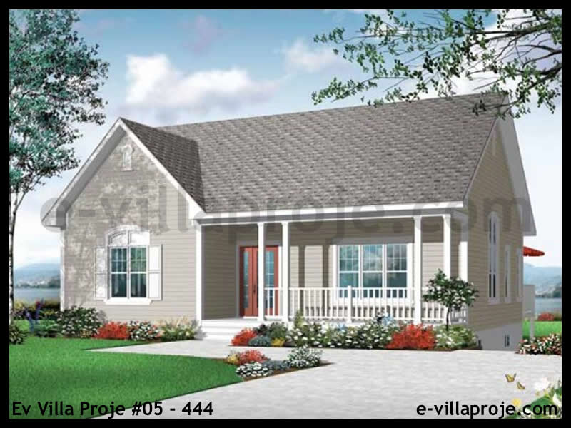 Ev Villa Proje #69 - 238 Çelik Villa Modeli ve 3D Tasarımı