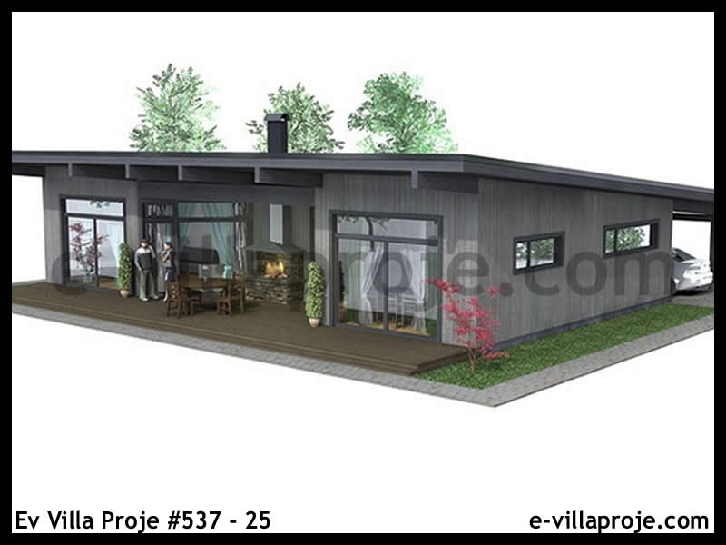 Ev Villa Proje #537 - 25 Çelik Villa Modeli