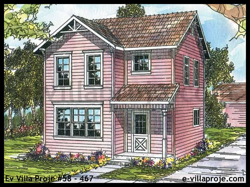 Ev Villa Proje #58 - 467 Çelik Villa Modeli