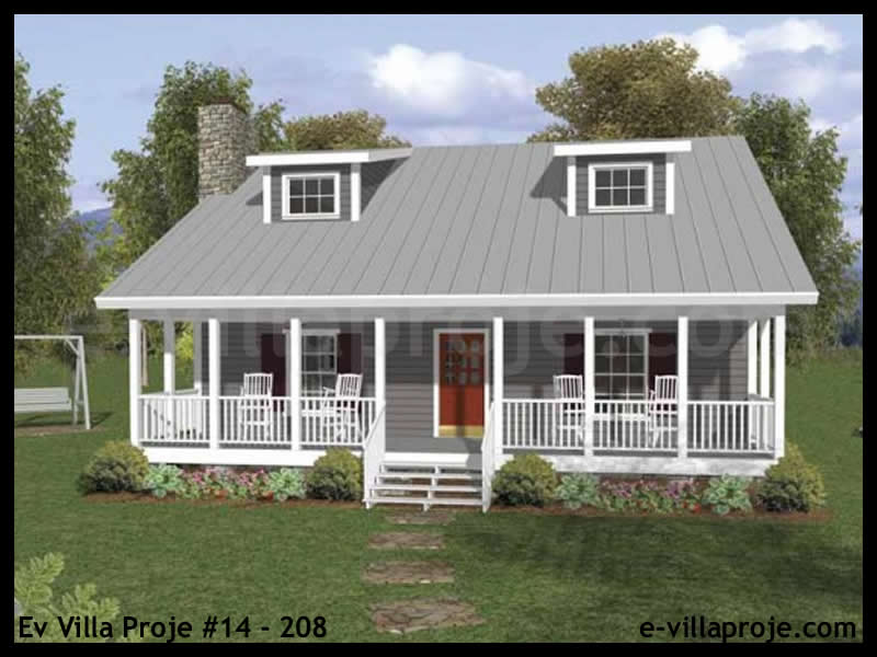 Ev Villa Proje #14 - 208 Çelik Villa Modeli