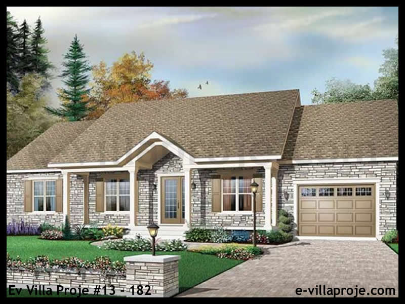 Ev Villa Proje #13 - 182 Çelik Villa Modeli ve 3D Tasarımı