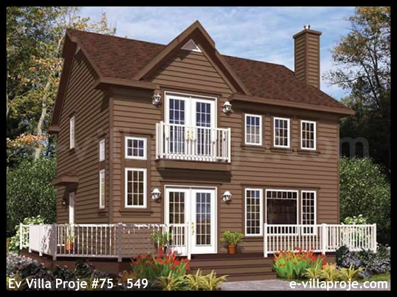 Ev Villa Proje #75 - 549 Çelik Villa Modeli ve 3D Tasarımı