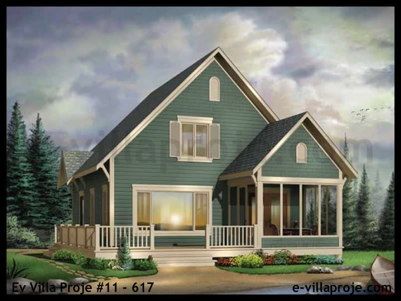 Ev Villa Proje #11 - 617 Çelik Villa Modeli