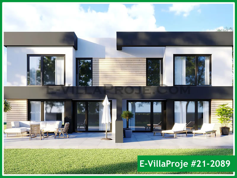 Ev Villa Proje #21 - 2089 Çelik Villa Modeli ve 3D Tasarımı