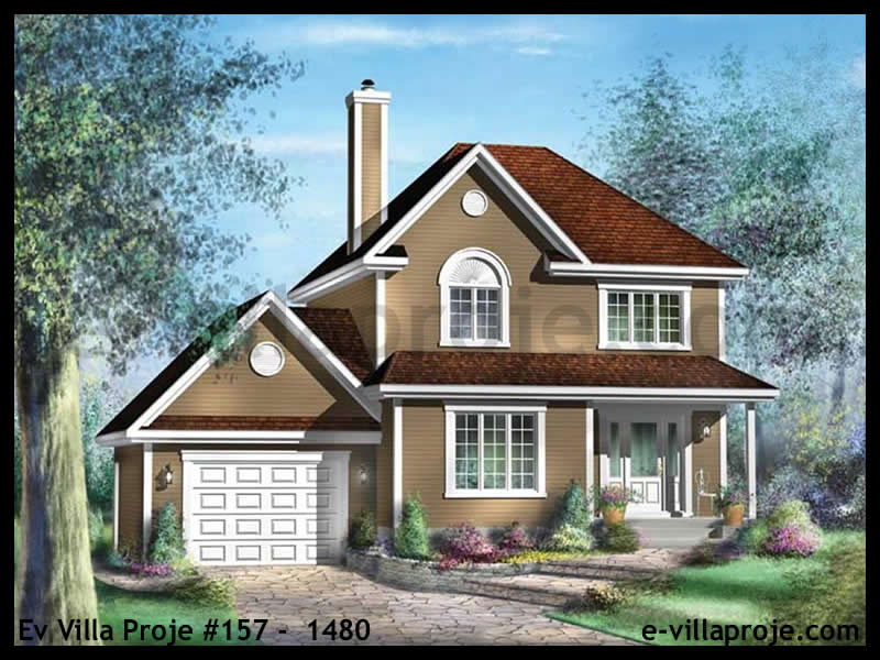 Ev Villa Proje #157 - 1480 Çelik Villa Modeli