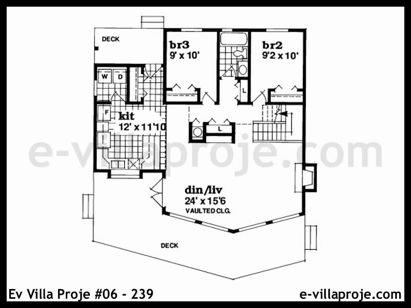 Ev Villa Proje #06 - 239 Çelik Ev Projesi - Görsel 2