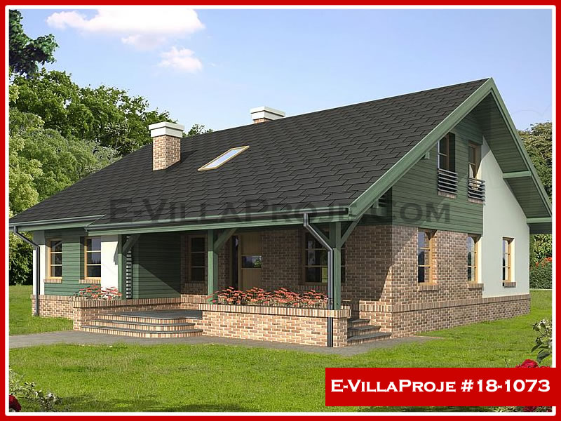Ev Villa Proje #18 - 1073 Çelik Villa Modeli ve 3D Tasarımı