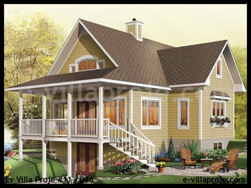 Ev Villa Proje #11 - 036 Çelik Villa Modeli ve 3D Tasarımı