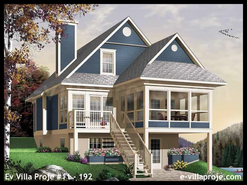 Ev Villa Proje #11 - 192 Çelik Villa Modeli