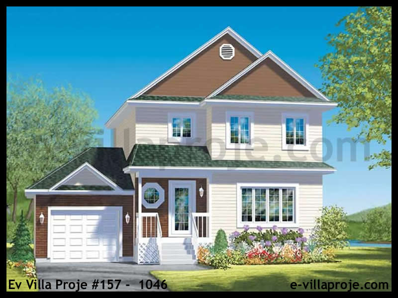 Ev Villa Proje #157 - 1046 Çelik Villa Modeli