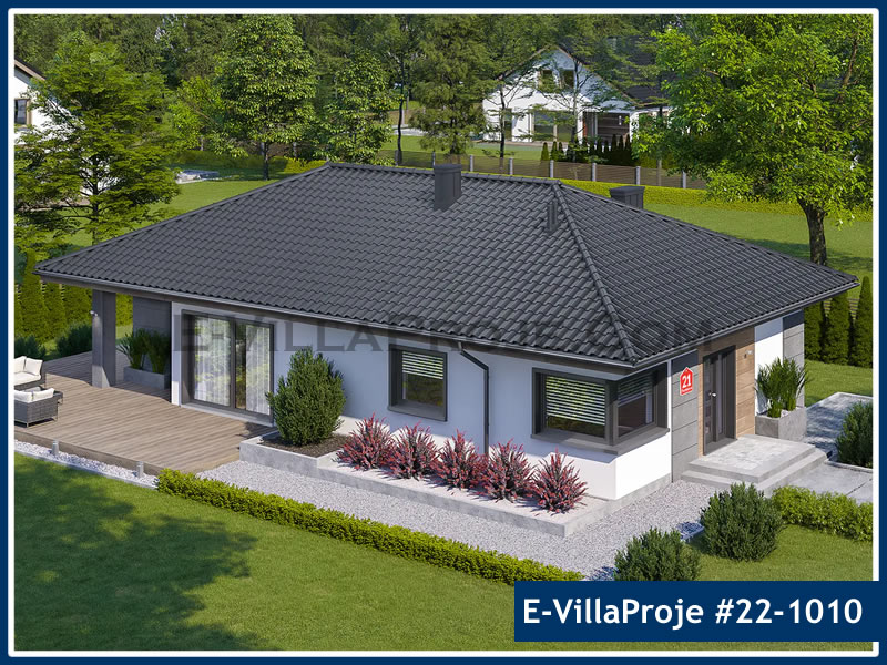 Ev Villa Proje #22 - 1010 Çelik Villa Modeli ve 3D Tasarımı