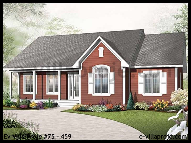 Ev Villa Proje #75 - 459 Çelik Villa Modeli ve 3D Tasarımı