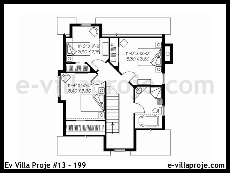 Ev Villa Proje #13 - 199 Çelik Ev Projesi - Görsel 3