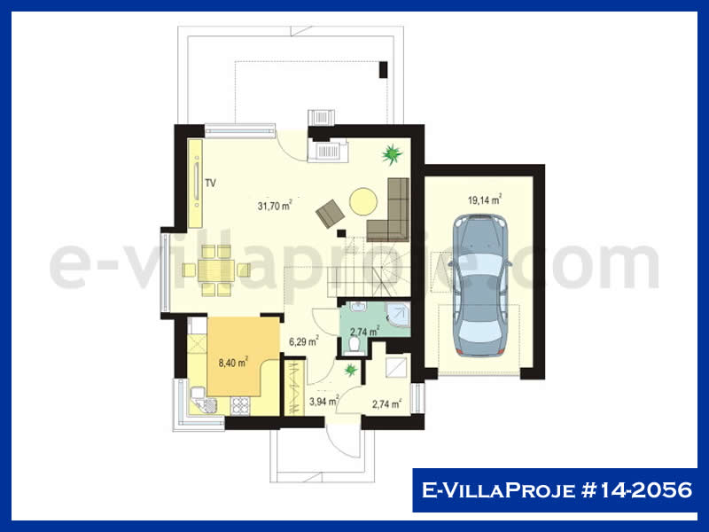 Ev Villa Proje #14 - 2056 Çelik Ev Projesi - Görsel 2