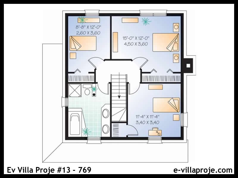 Ev Villa Proje #13 - 769 Çelik Ev Projesi - Görsel 3