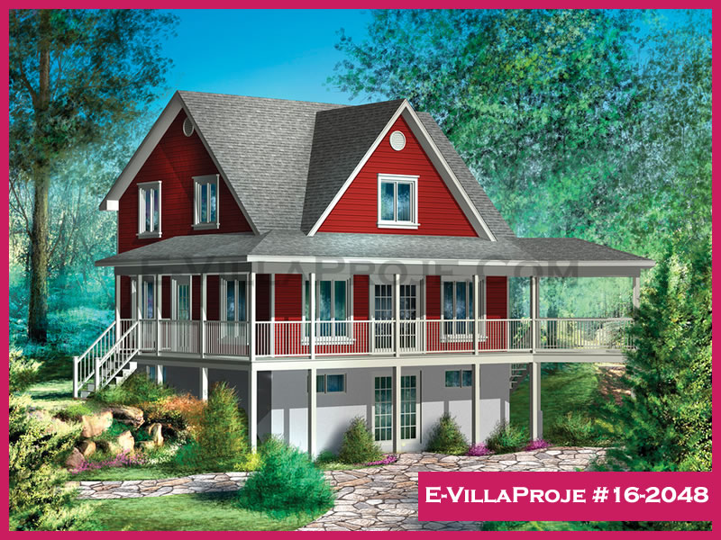 Ev Villa Proje #16 - 2048 Çelik Villa Modeli ve 3D Tasarımı