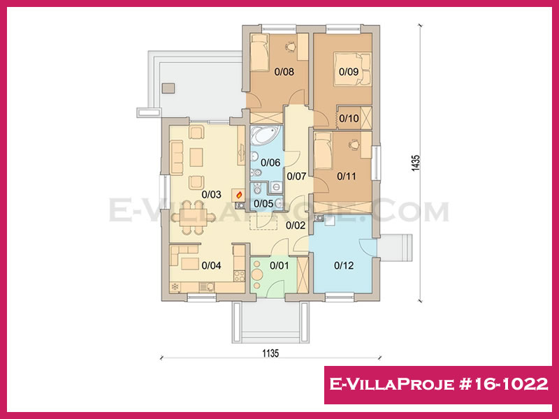 Ev Villa Proje #16 - 1022 Çelik Ev Projesi - Görsel 2