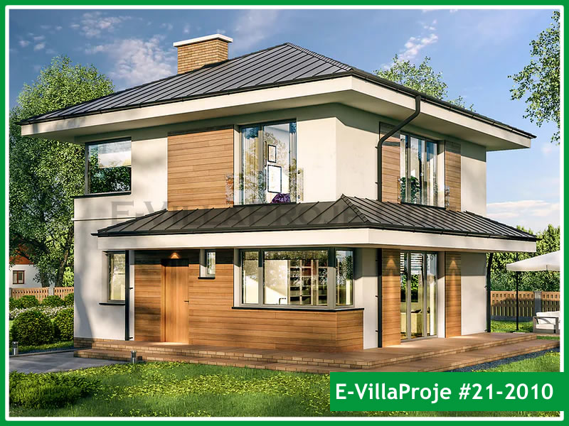 Ev Villa Proje #21 - 2010 Çelik Villa Modeli ve 3D Tasarımı