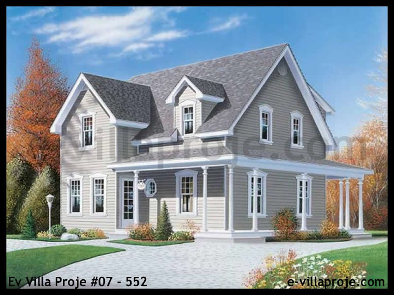 Ev Villa Proje #07 - 552 Çelik Villa Modeli