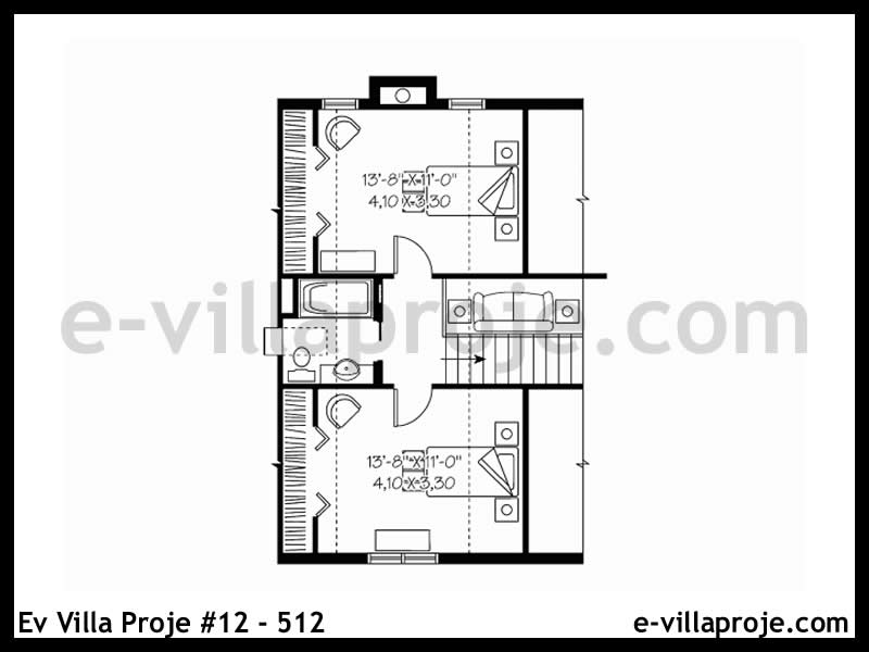 Ev Villa Proje #12 - 512 Çelik Ev Projesi - Görsel 3