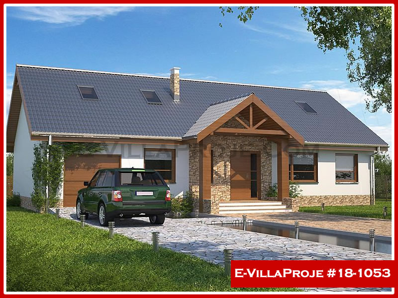 Ev Villa Proje #18 - 1053 Çelik Villa Modeli ve 3D Tasarımı