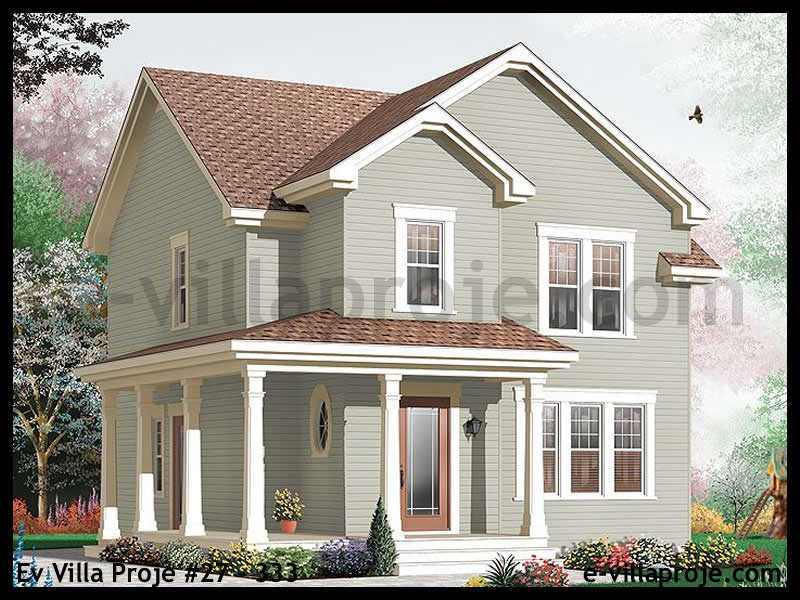 Ev Villa Proje #27 - 308 Çelik Villa Modeli ve 3D Tasarımı