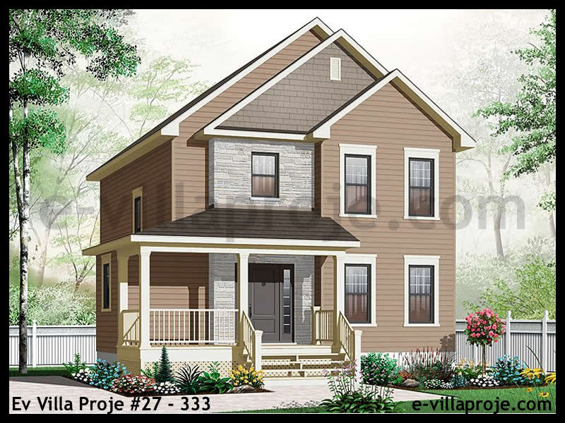 Ev Villa Proje #27 - 333 Çelik Villa Modeli ve 3D Tasarımı