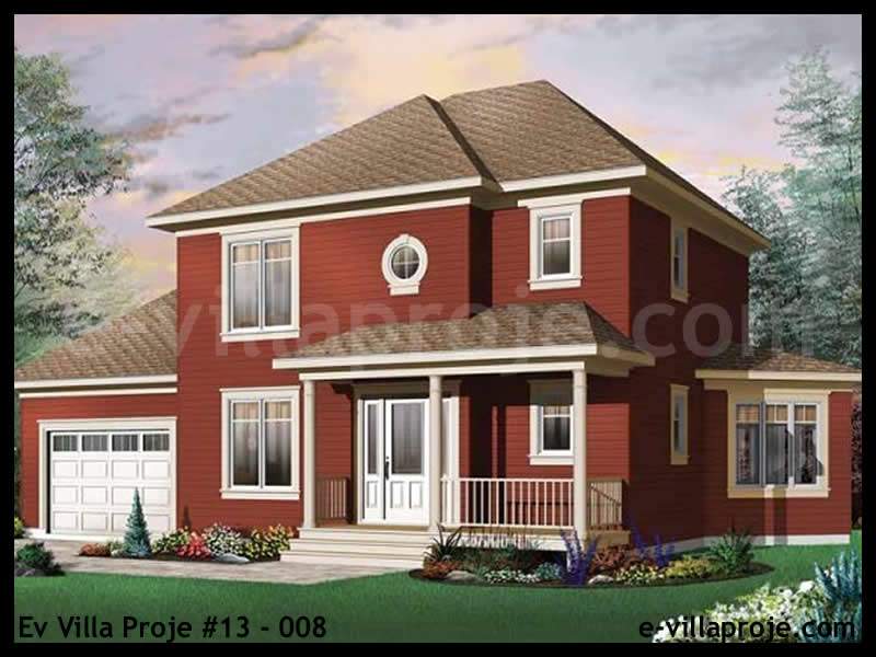 Ev Villa Proje #13 - 008 Çelik Villa Modeli ve 3D Tasarımı