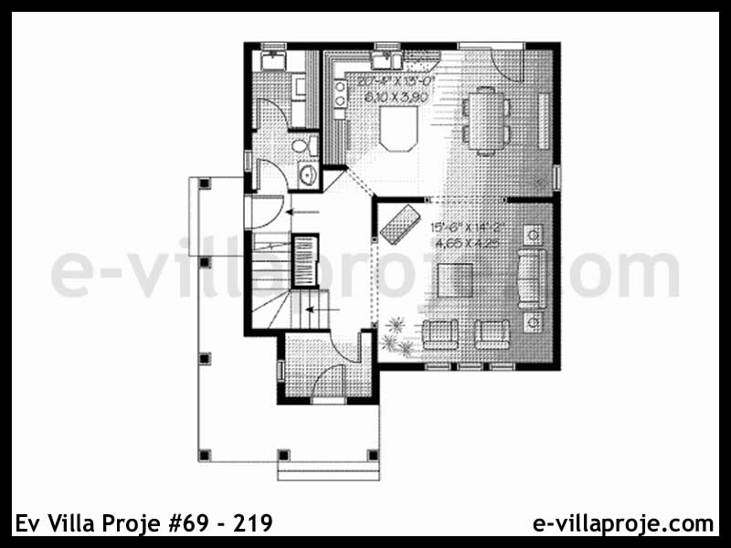 Ev Villa Proje #69 - 219 Çelik Ev Projesi - Görsel 2