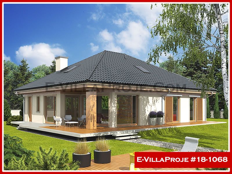 Ev Villa Proje #18 - 1068 Çelik Villa Modeli ve 3D Tasarımı