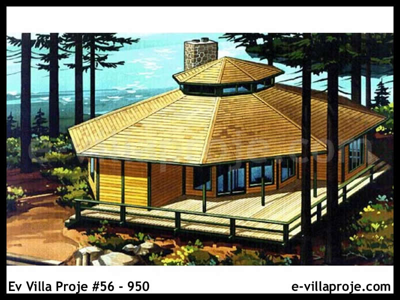 Ev Villa Proje #56 - 950 Çelik Villa Modeli ve 3D Tasarımı