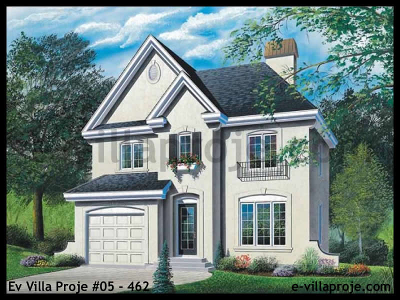 Ev Villa Proje #05 - 462 Çelik Villa Modeli ve 3D Tasarımı