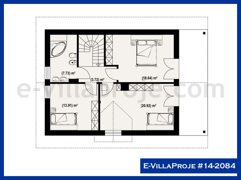 Ev Villa Proje #14 - 2084 Çelik Ev Projesi - Görsel 3