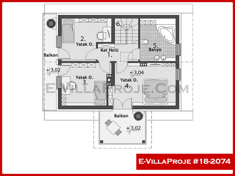 Ev Villa Proje #18 - 2074 Çelik Ev Projesi - Görsel 3