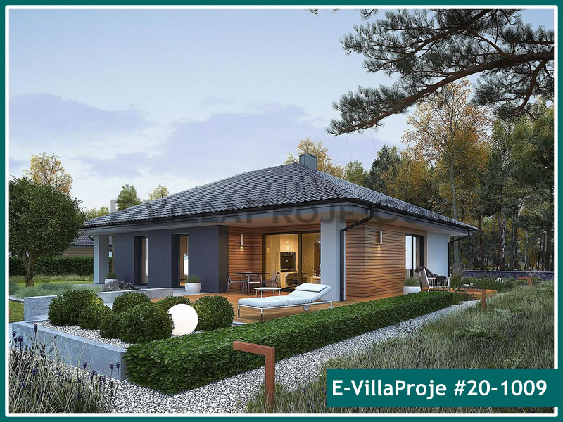 Ev Villa Proje #20 - 1009 Çelik Villa Modeli ve 3D Tasarımı